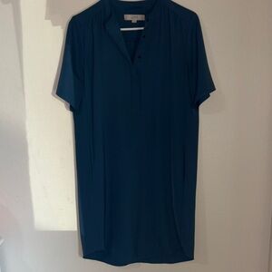 LOFT / Ann Taylor Teal Mini Dress